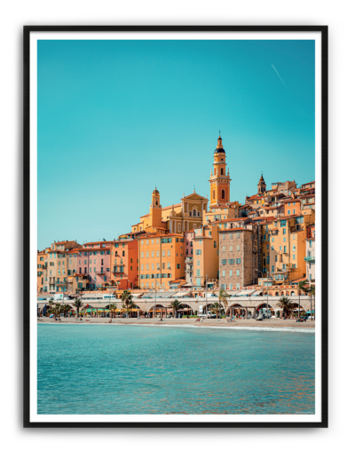 Menton vue mer