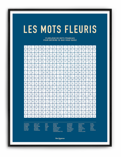 Les mots fleuris